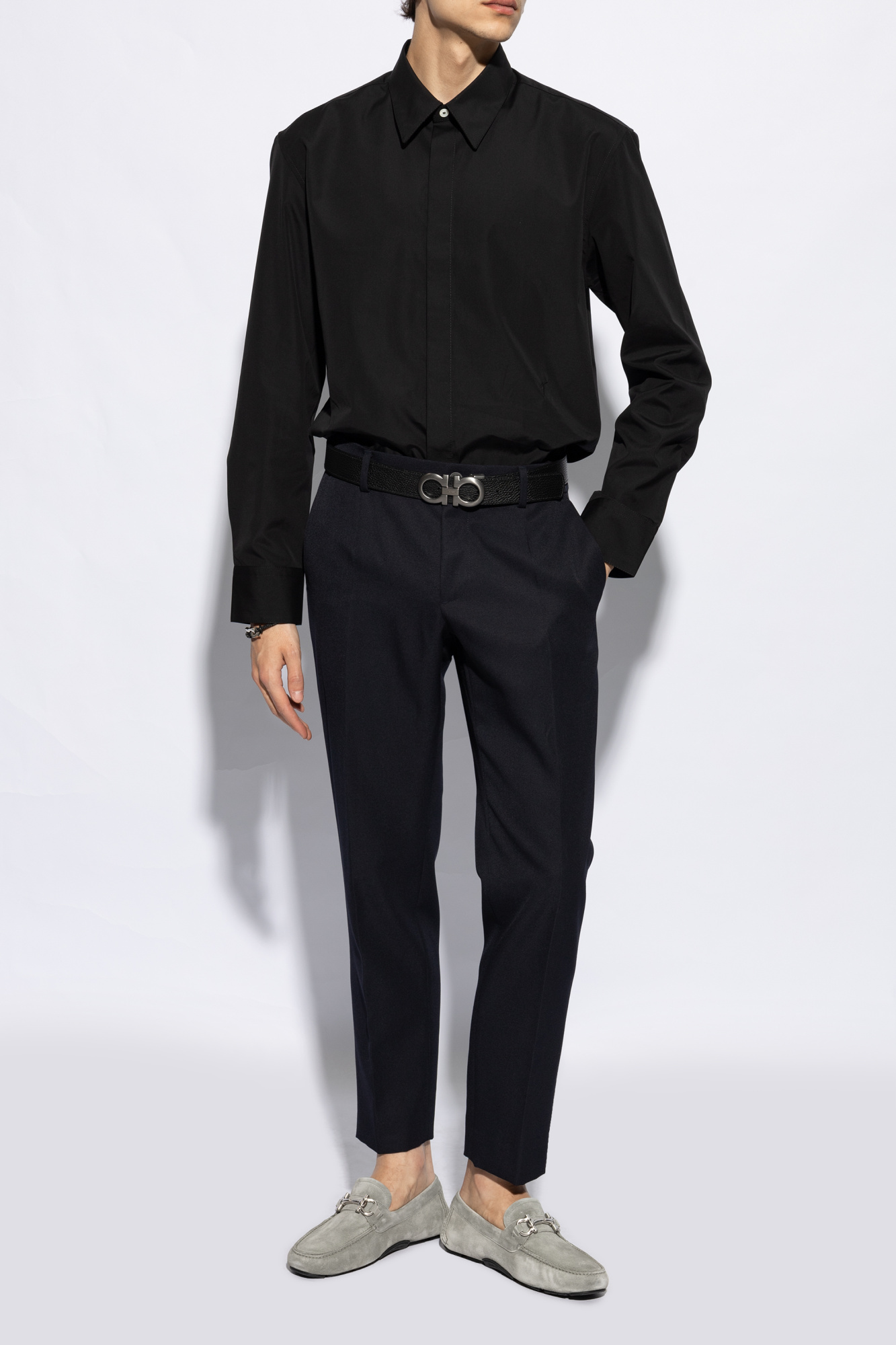 ショートブーツ・ブーティ FERRAGAMO FW23 ADHAR (ADHAR763424 NERO) Fall/Winter 2023 show